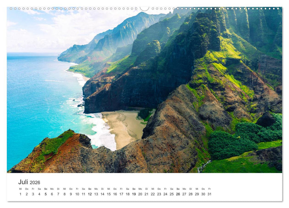 Himmlisches Hawaii (CALVENDO Premium Wandkalender 2026)