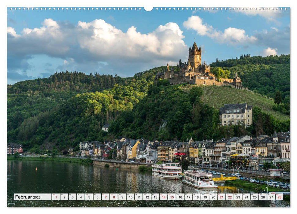 Die Mosel - Landkreis Cochem - Zell (CALVENDO Premium Wandkalender 2026)