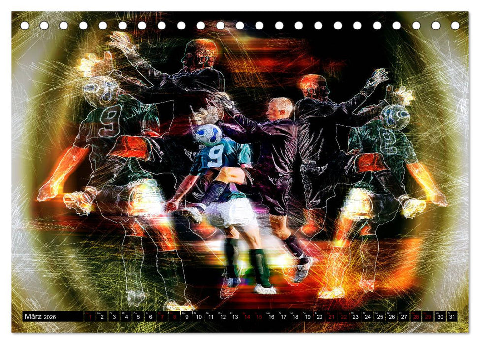 Fußball Power (CALVENDO Wandkalender 2026)
