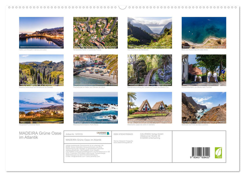 MADEIRA Grüne Oase im Atlantik (CALVENDO Premium Wandkalender 2026)