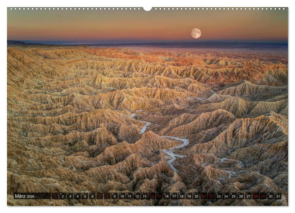 Naturwunder Kalifornien (CALVENDO Premium Wandkalender 2026)