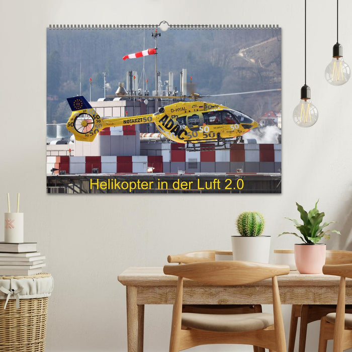 Helikopter in der Luft 2.0 (CALVENDO Wandkalender 2026)