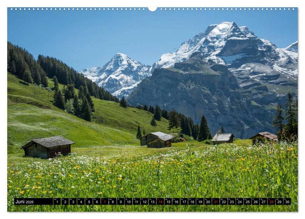 Top of Switzerland (CALVENDO Premium Wandkalender 2026)