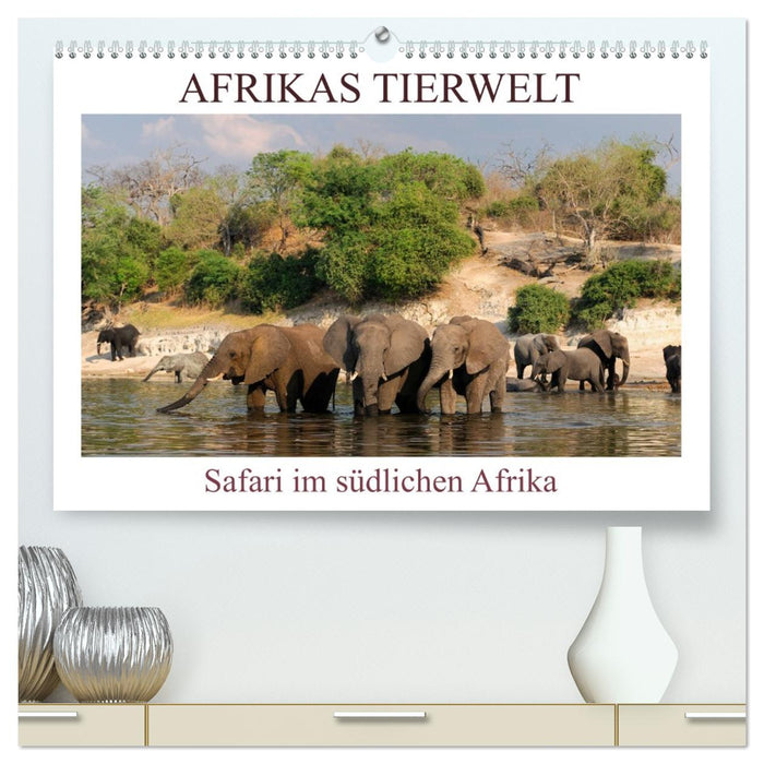 Afrikas Tierwelt, Safari im südlichen Afrika (CALVENDO Premium Wandkalender 2026)