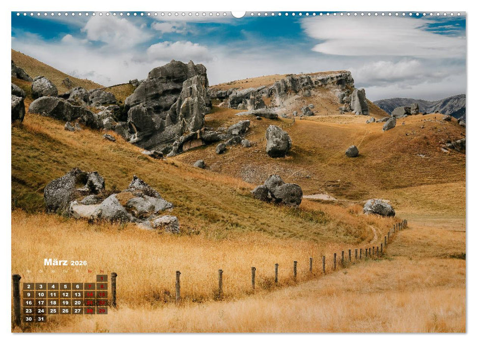 Neuseeland - Land der Superlative (CALVENDO Premium Wandkalender 2026)