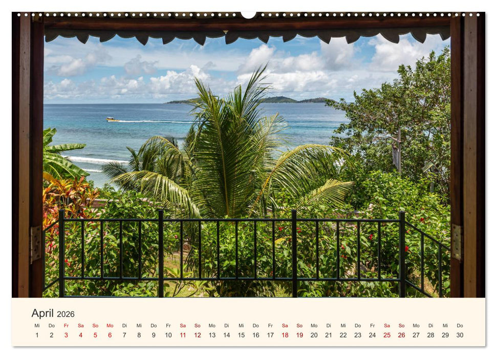 Sehnsucht Seychellen (CALVENDO Premium Wandkalender 2026)