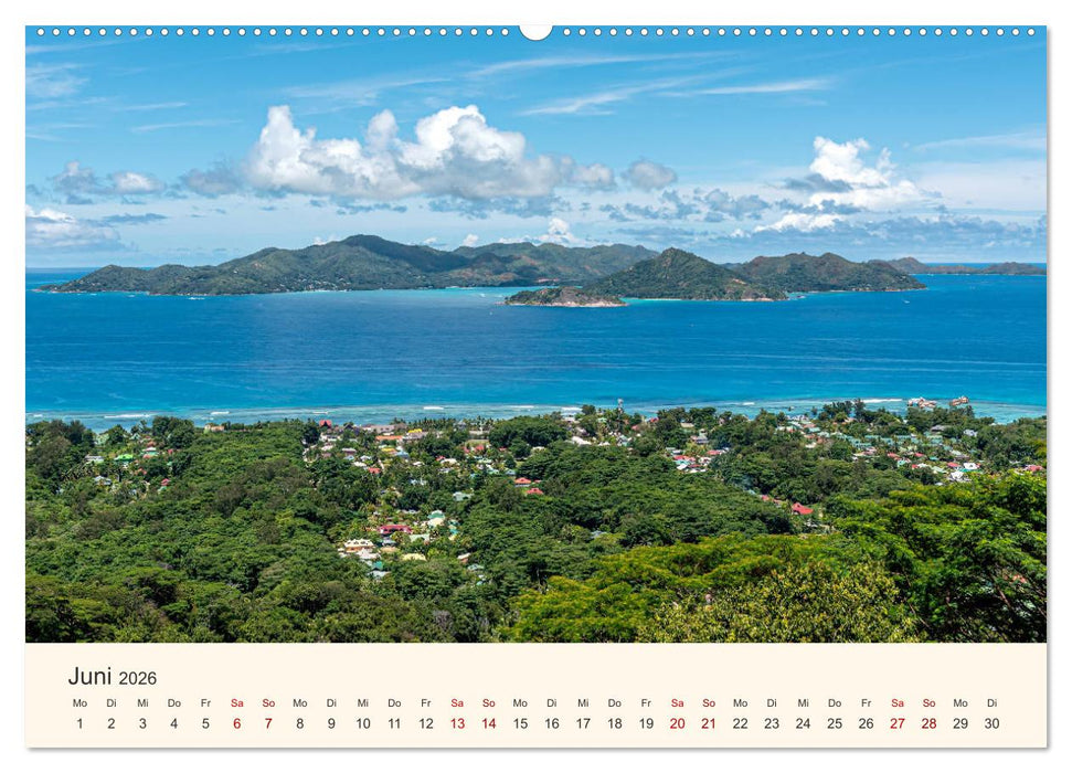 Sehnsucht Seychellen (CALVENDO Premium Wandkalender 2026)
