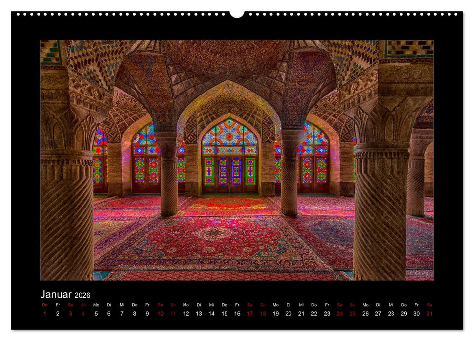 Märchenhaftes Persien - Weltkulturerbe und klassische Höhepunkte (CALVENDO Premium Wandkalender 2026)
