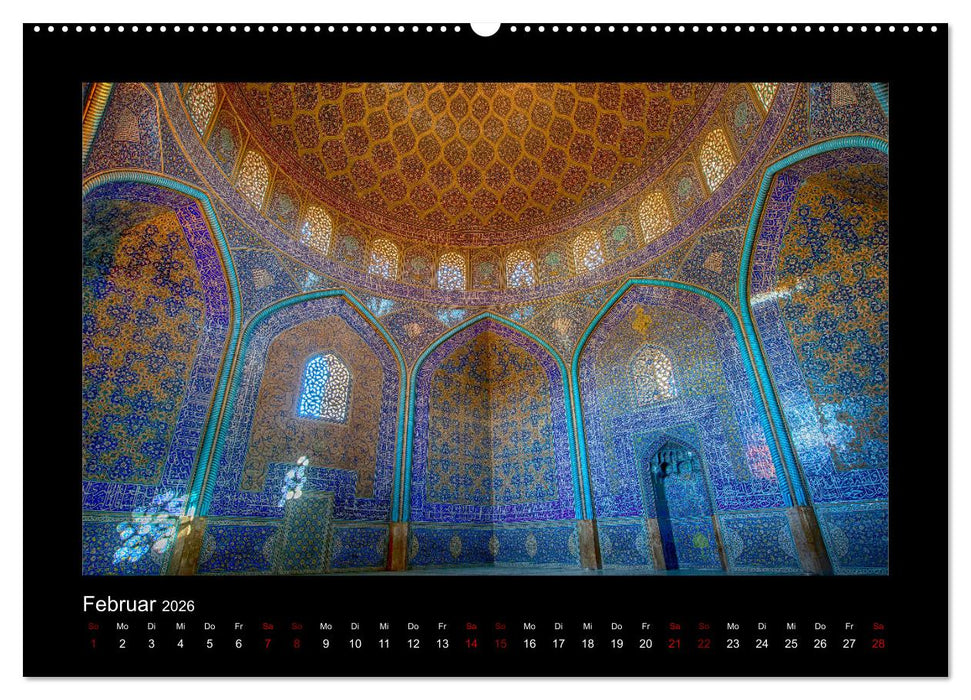 Märchenhaftes Persien - Weltkulturerbe und klassische Höhepunkte (CALVENDO Premium Wandkalender 2026)