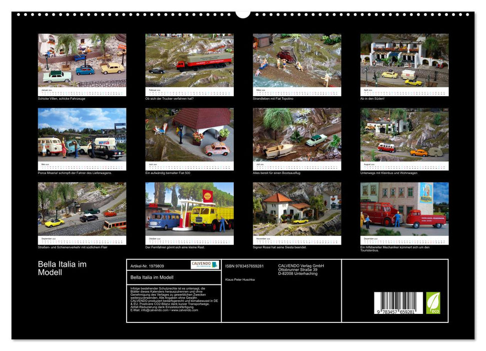 Bella Italia im Modell (CALVENDO Premium Wandkalender 2026)