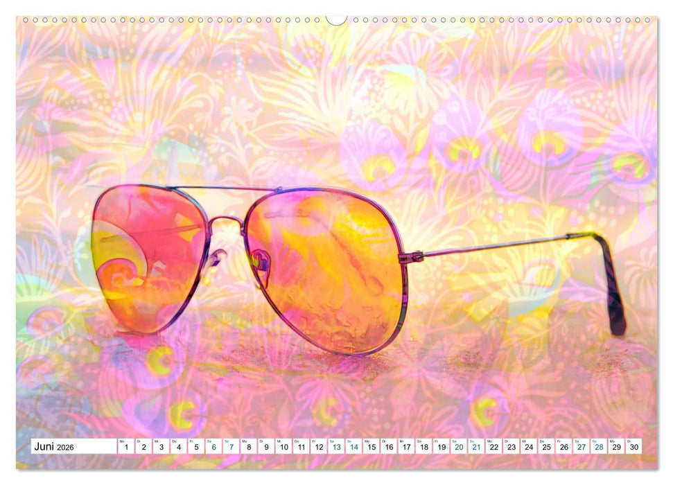 Hallo Sommer - Artwork (CALVENDO Premium Wandkalender 2026)