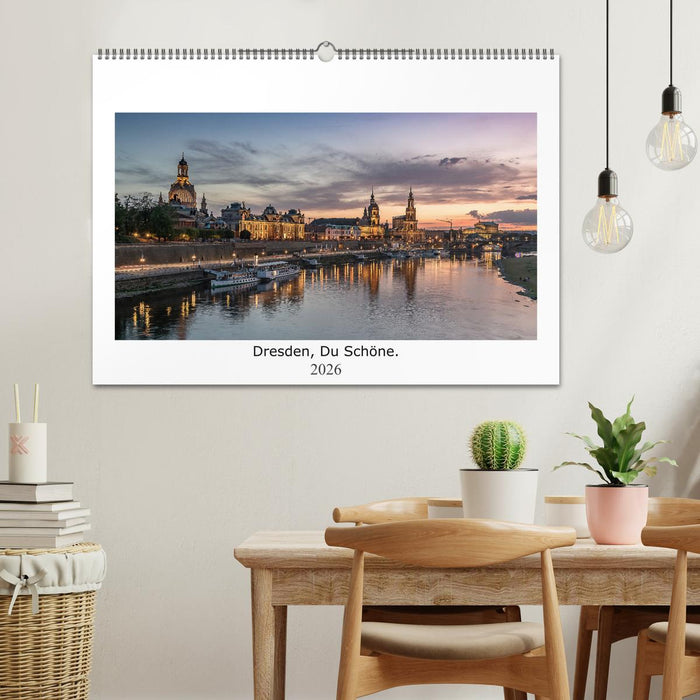 Dresden, Du Schöne. (CALVENDO Wandkalender 2026)