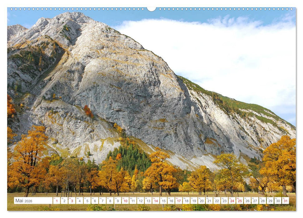 Indian Summer in der Eng - Das Naturdenkmal Großer Ahornboden (CALVENDO Premium Wandkalender 2026)