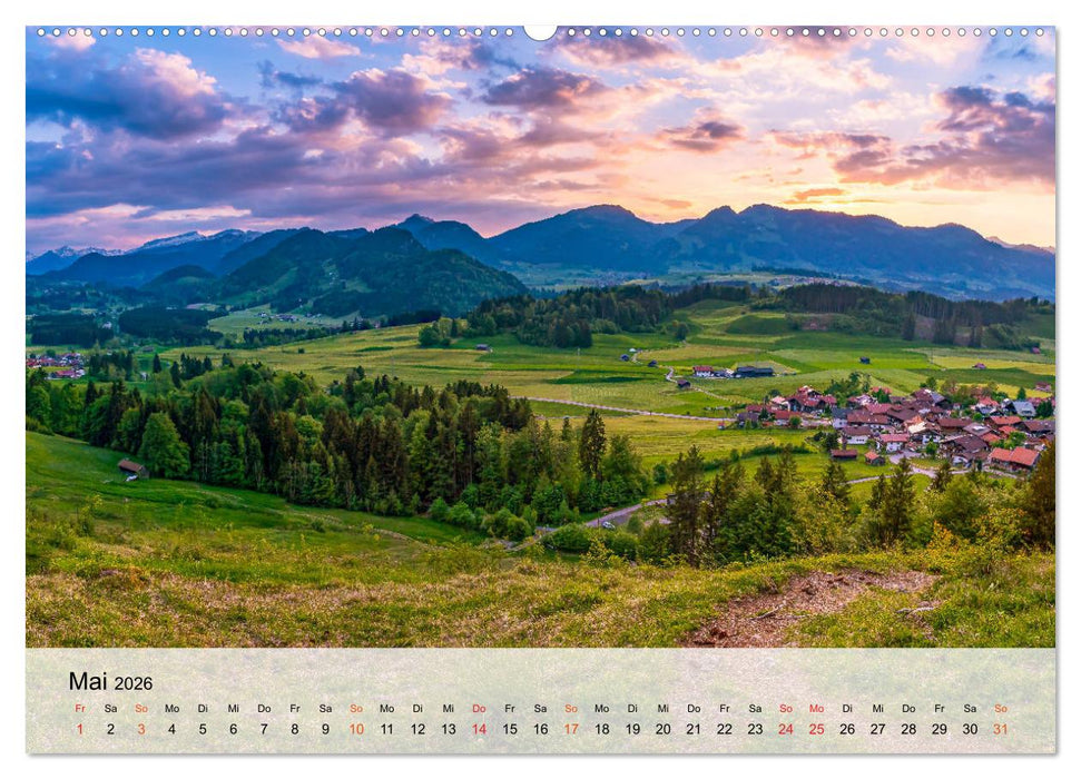 Licht im Allgäu - Traumhafte Landschaften (CALVENDO Premium Wandkalender 2026)