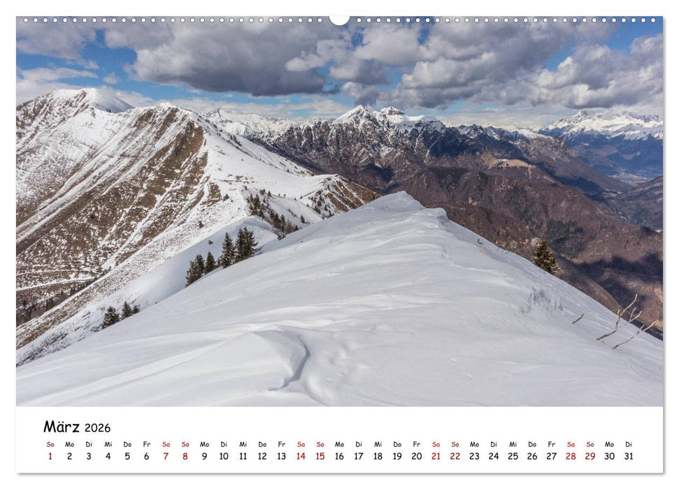 Bergpixels Wanderlust (CALVENDO Premium Wandkalender 2026)