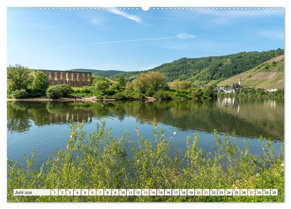Von Trier nach Koblenz - Die Mosel (CALVENDO Premium Wandkalender 2026)