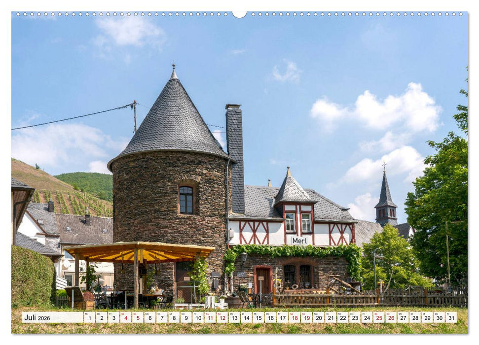Von Trier nach Koblenz - Die Mosel (CALVENDO Premium Wandkalender 2026)