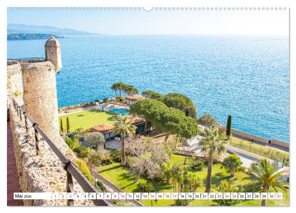 Côte d’Azur - malerische Küste am Mittelmeer (CALVENDO Premium Wandkalender 2026)
