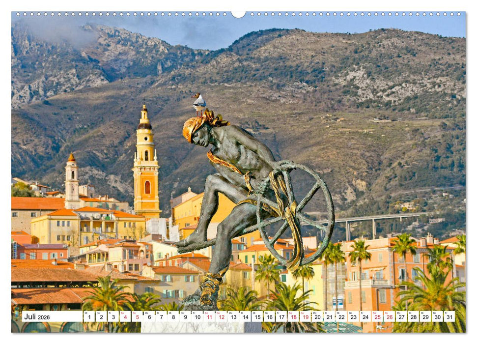 Côte d’Azur - malerische Küste am Mittelmeer (CALVENDO Premium Wandkalender 2026)