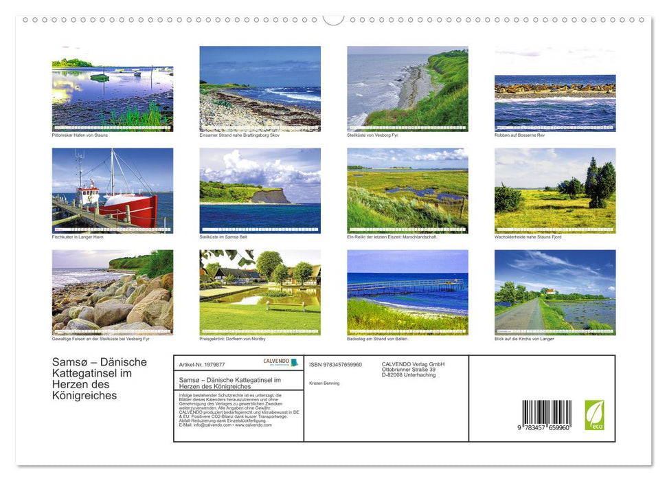 Samsø – Dänische Kattegatinsel im Herzen des Königreiches (CALVENDO Premium Wandkalender 2026)