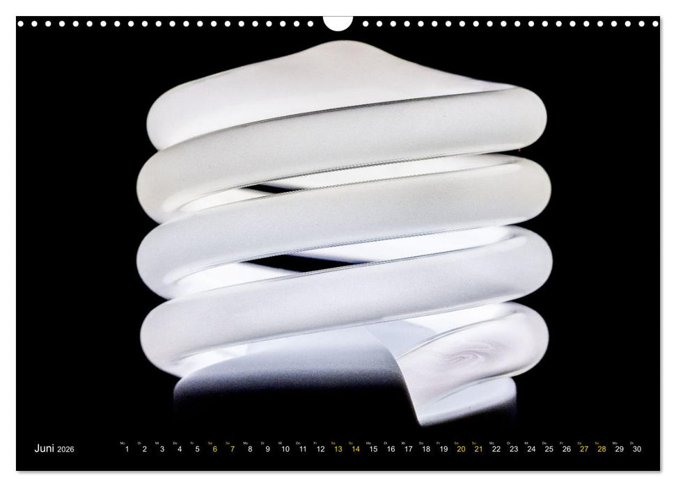 Kunst LICHT Kalender (CALVENDO Wandkalender 2026)
