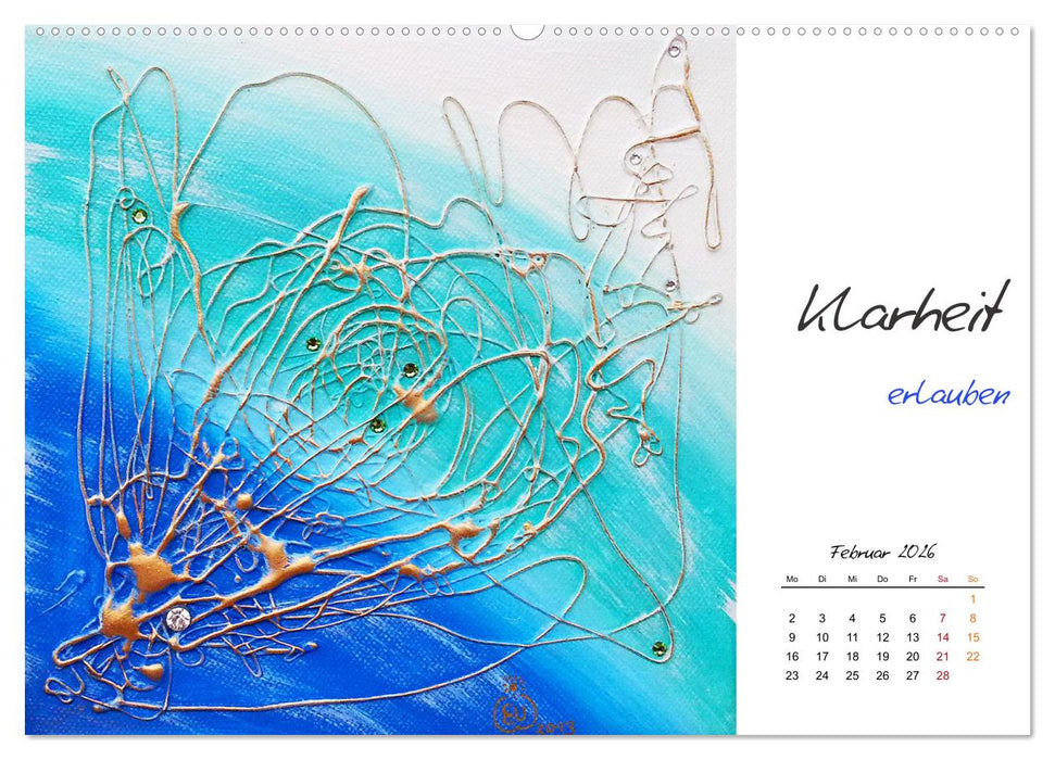 SeelenFreudeBilder - Farbenfrohe Impulse zum Entspannen und Träumen (CALVENDO Wandkalender 2026)