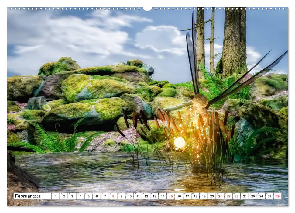 Naturgeister Die Grünen Feen (CALVENDO Premium Wandkalender 2026)