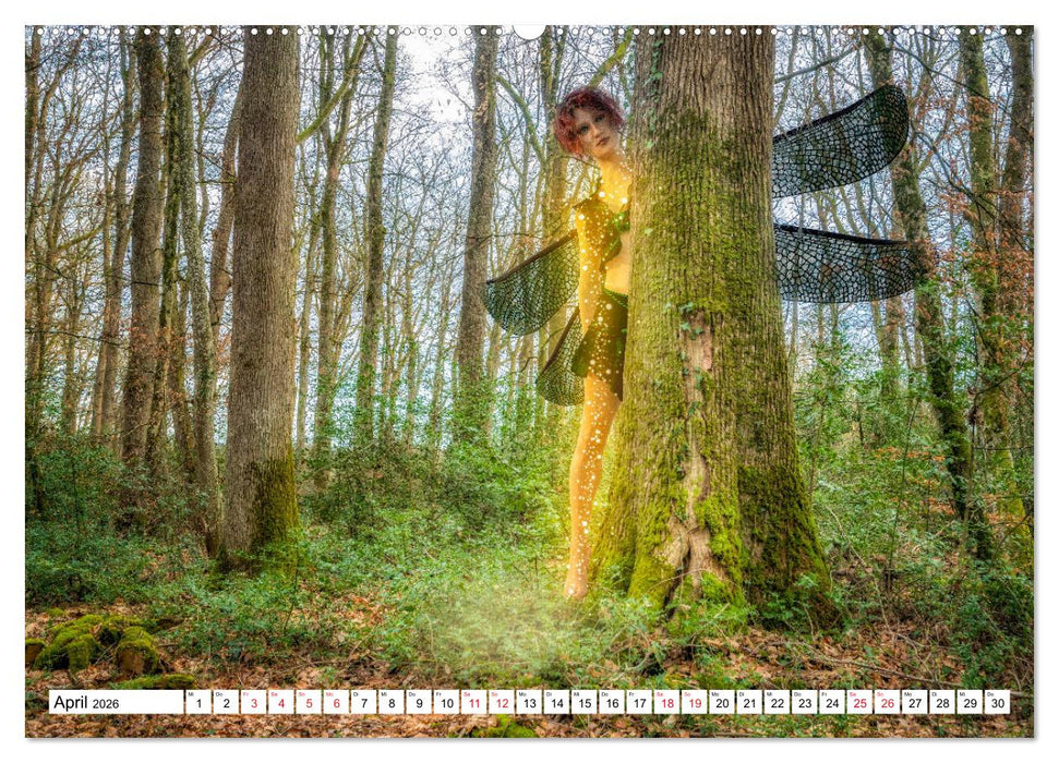 Naturgeister Die Grünen Feen (CALVENDO Premium Wandkalender 2026)
