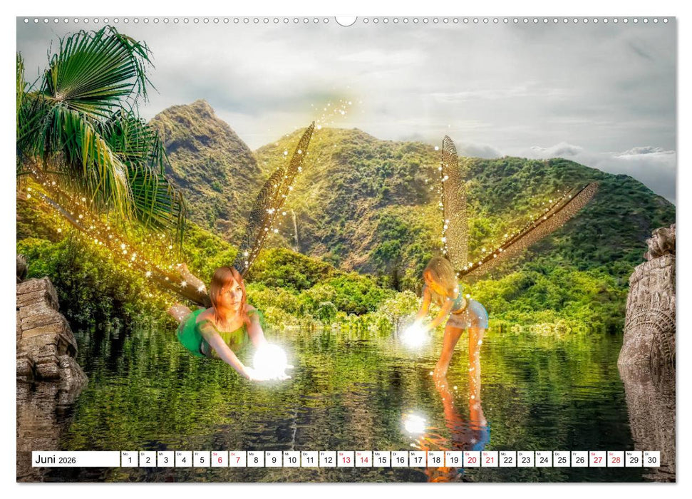 Naturgeister Die Grünen Feen (CALVENDO Premium Wandkalender 2026)