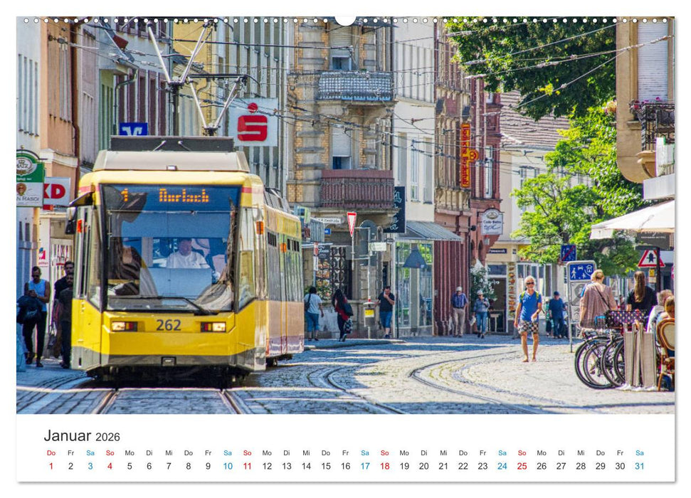 Durlach - Karlsruhes mittelalterlicher Stadtteil (CALVENDO Wandkalender 2026)