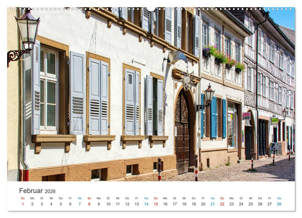 Durlach - Karlsruhes mittelalterlicher Stadtteil (CALVENDO Wandkalender 2026)
