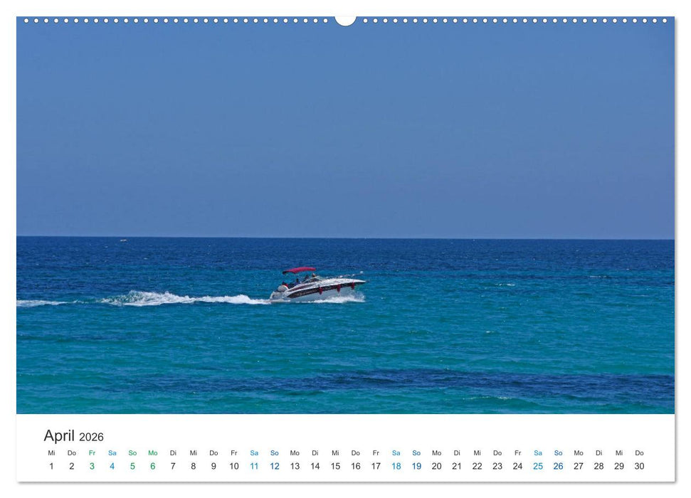 Segelboote und Yachten - Lebensart am Mittelmeer (CALVENDO Premium Wandkalender 2026)