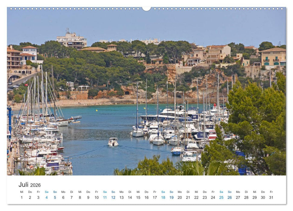 Segelboote und Yachten - Lebensart am Mittelmeer (CALVENDO Premium Wandkalender 2026)