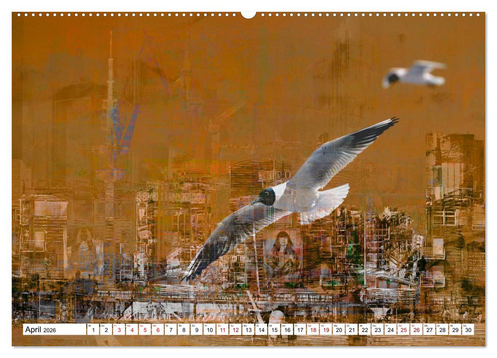 Hamburger GoldArt (CALVENDO Premium Wandkalender 2026)