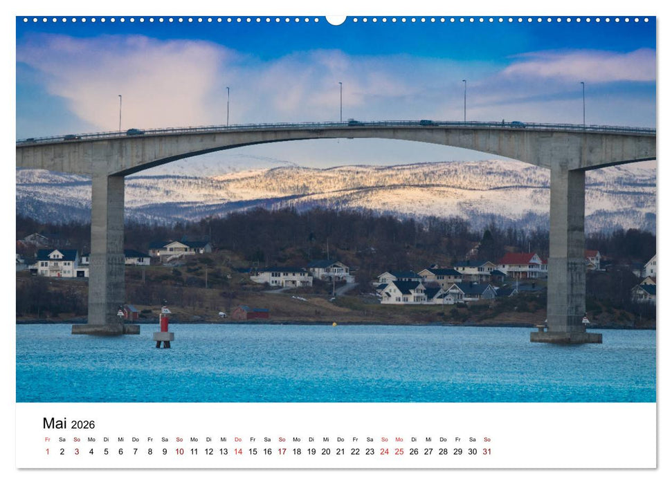 Zwischen Trondheim und Spitzbergen (CALVENDO Premium Wandkalender 2026)
