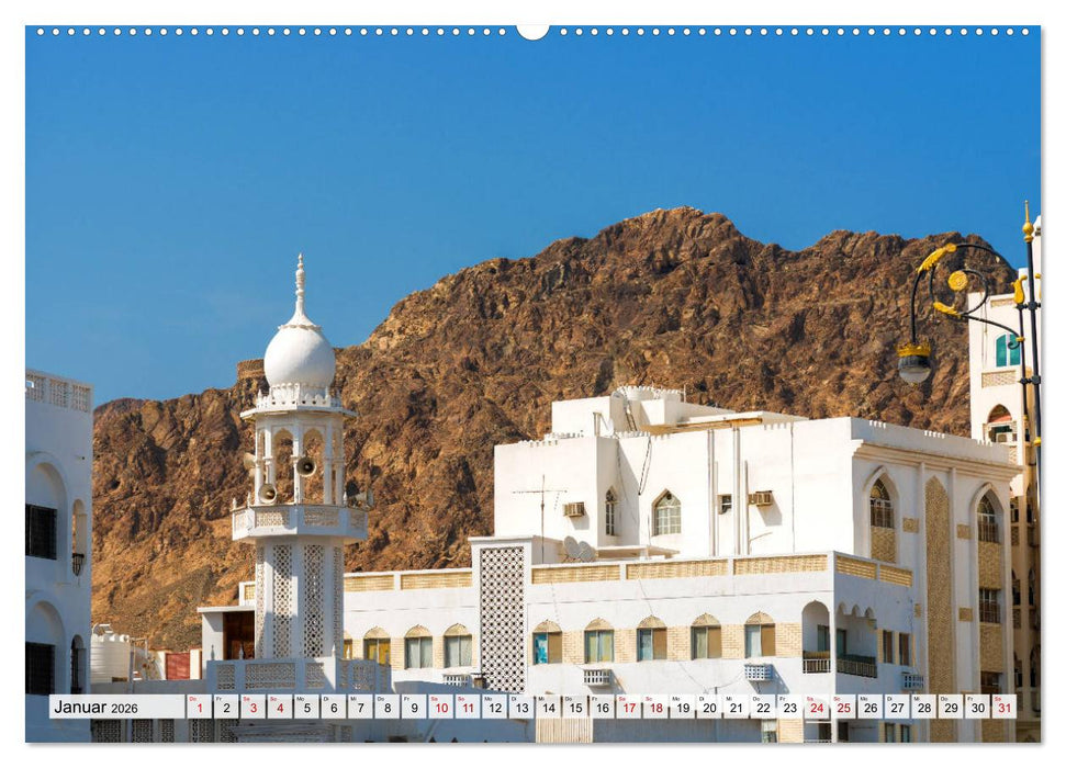 Entlang der Küste von Muscat (CALVENDO Premium Wandkalender 2026)