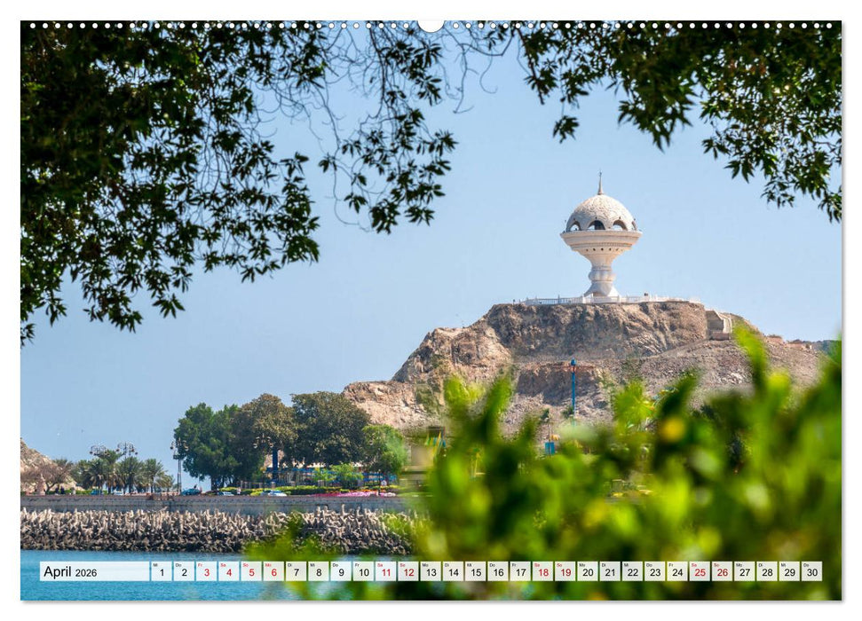 Entlang der Küste von Muscat (CALVENDO Premium Wandkalender 2026)