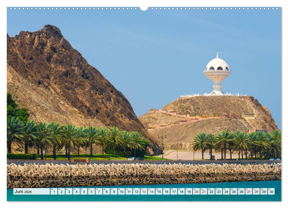 Entlang der Küste von Muscat (CALVENDO Premium Wandkalender 2026)