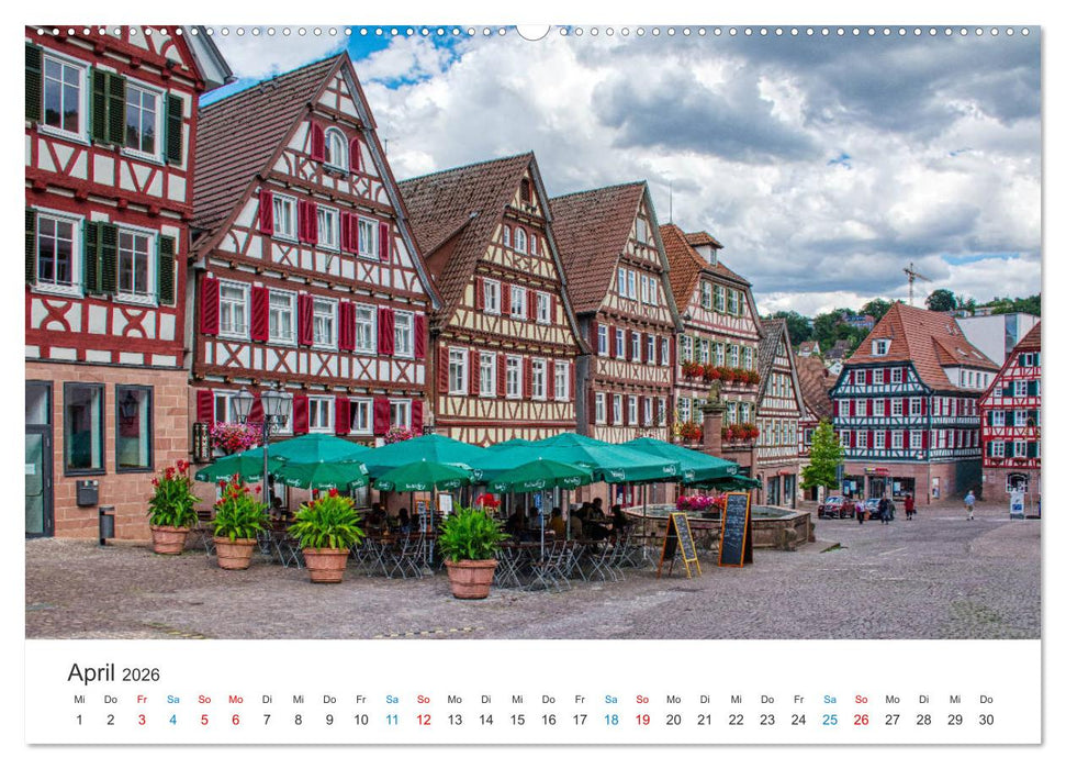Calw - Die Hermann-Hesse-Stadt (CALVENDO Wandkalender 2026)
