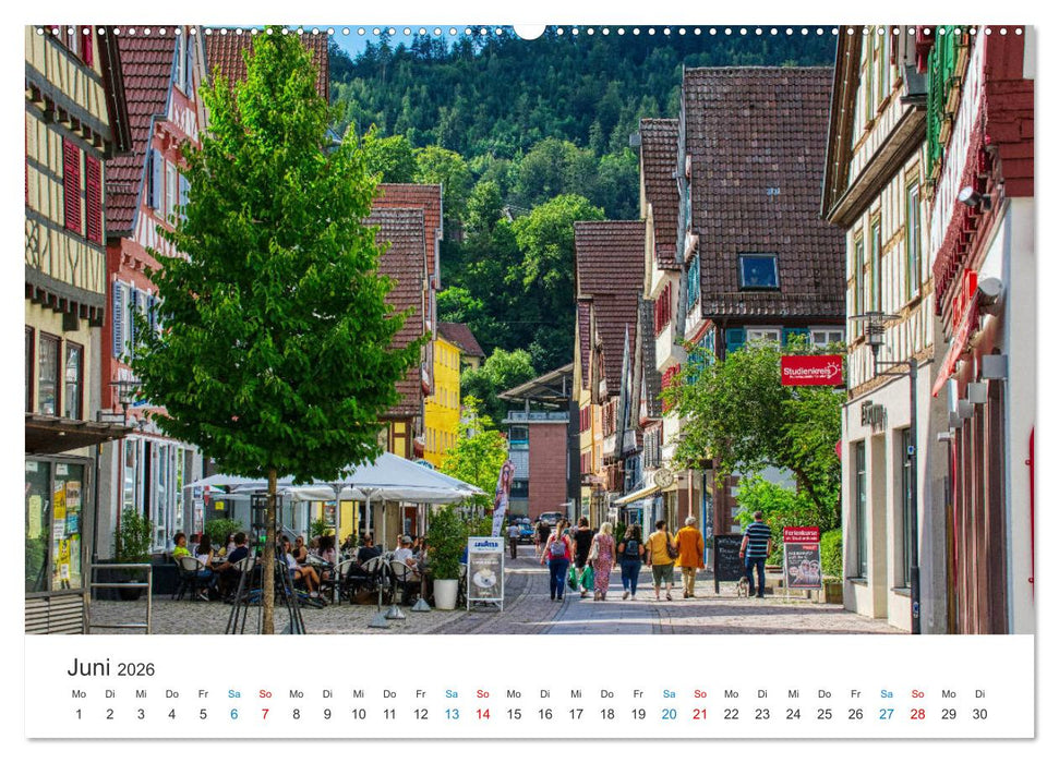 Calw - Die Hermann-Hesse-Stadt (CALVENDO Wandkalender 2026)