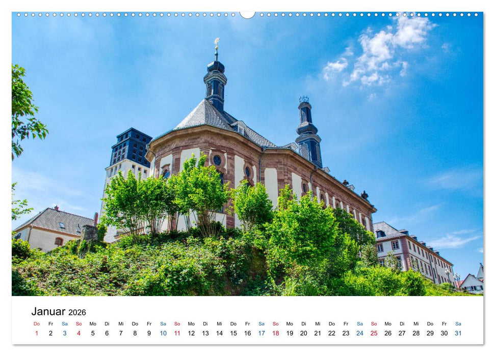 Blieskastel - Die charmante Barockstadt (CALVENDO Wandkalender 2026)