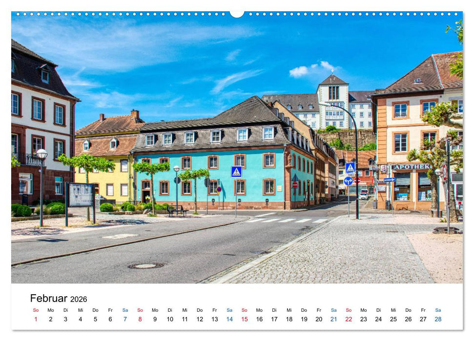 Blieskastel - Die charmante Barockstadt (CALVENDO Wandkalender 2026)