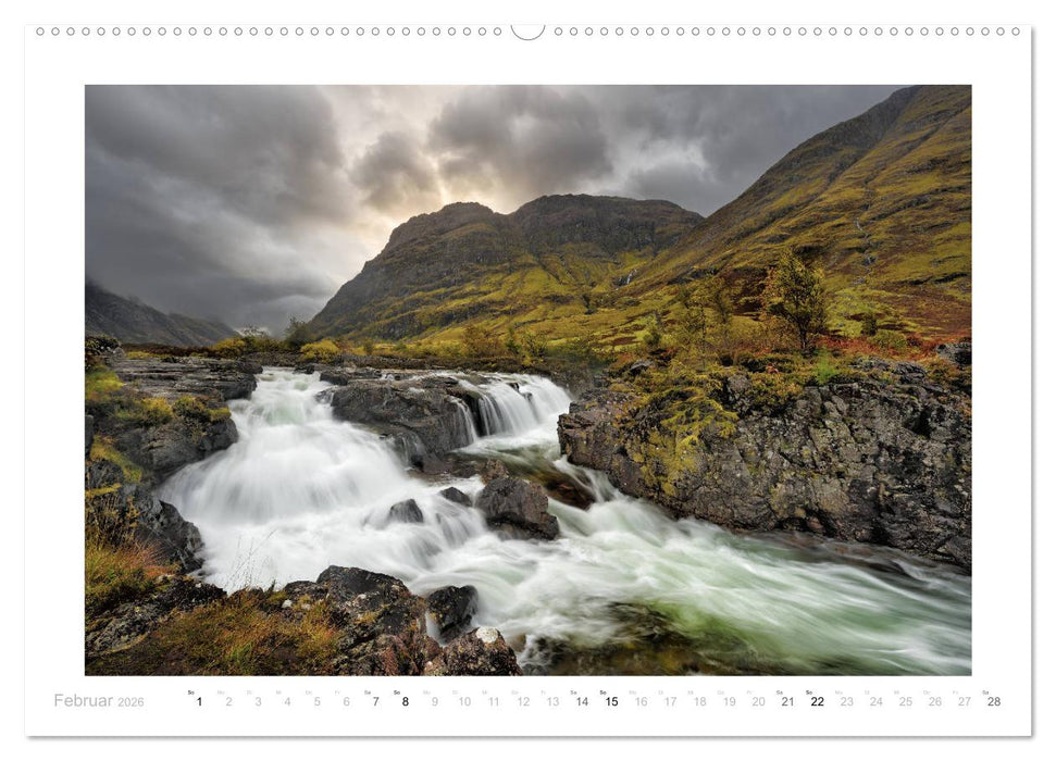 Schottland - Ein Roadtrip durch die herbstlichen Highlands (CALVENDO Premium Wandkalender 2026)