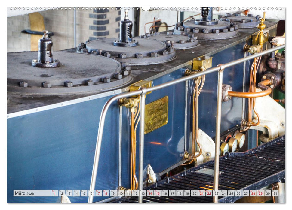 Dampfmaschinen - Technik (CALVENDO Wandkalender 2026)