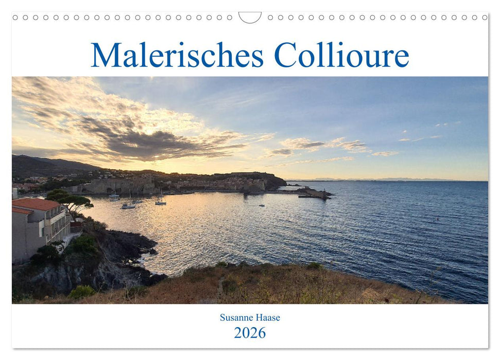 Malerisches Collioure in Südfrankreich (CALVENDO Wandkalender 2026)