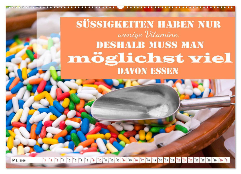 Liebe aus Zucker (CALVENDO Premium Wandkalender 2026)