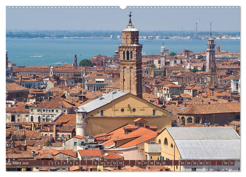 In Sehnsucht Dein Venedig (CALVENDO Premium Wandkalender 2026)