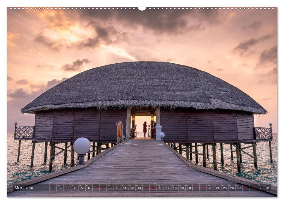 Malediven - Das perfekte Licht (CALVENDO Wandkalender 2026)