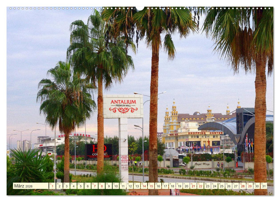 Urlaubsparadies Antalya-Lara (CALVENDO Premium Wandkalender 2026)