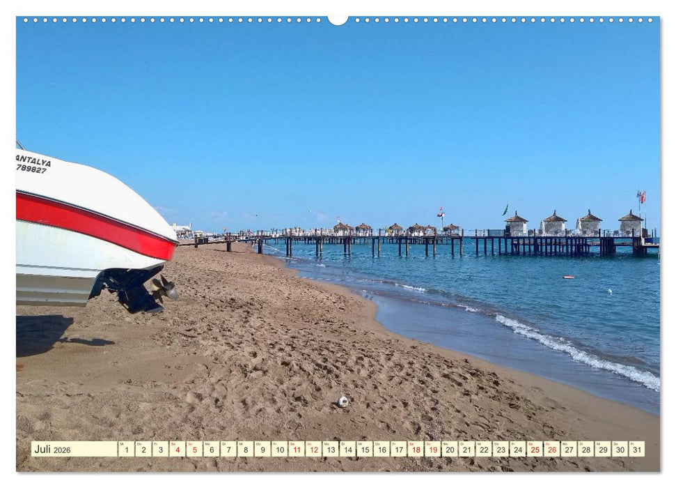 Urlaubsparadies Antalya-Lara (CALVENDO Premium Wandkalender 2026)